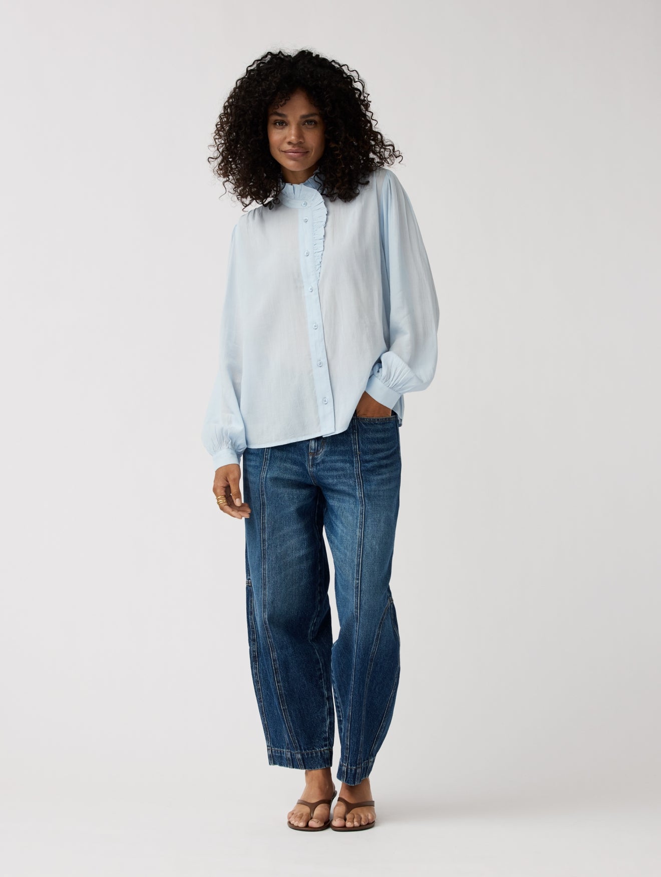 Blouse Lux | Faded blue