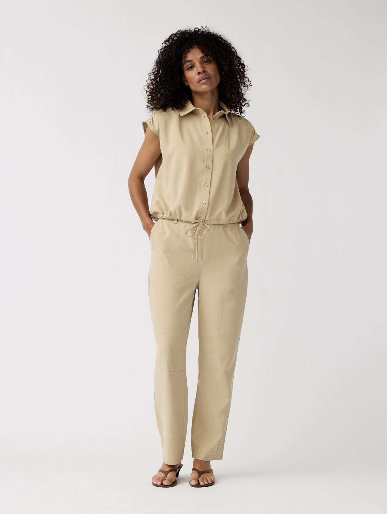 Blouse Flora | Sand