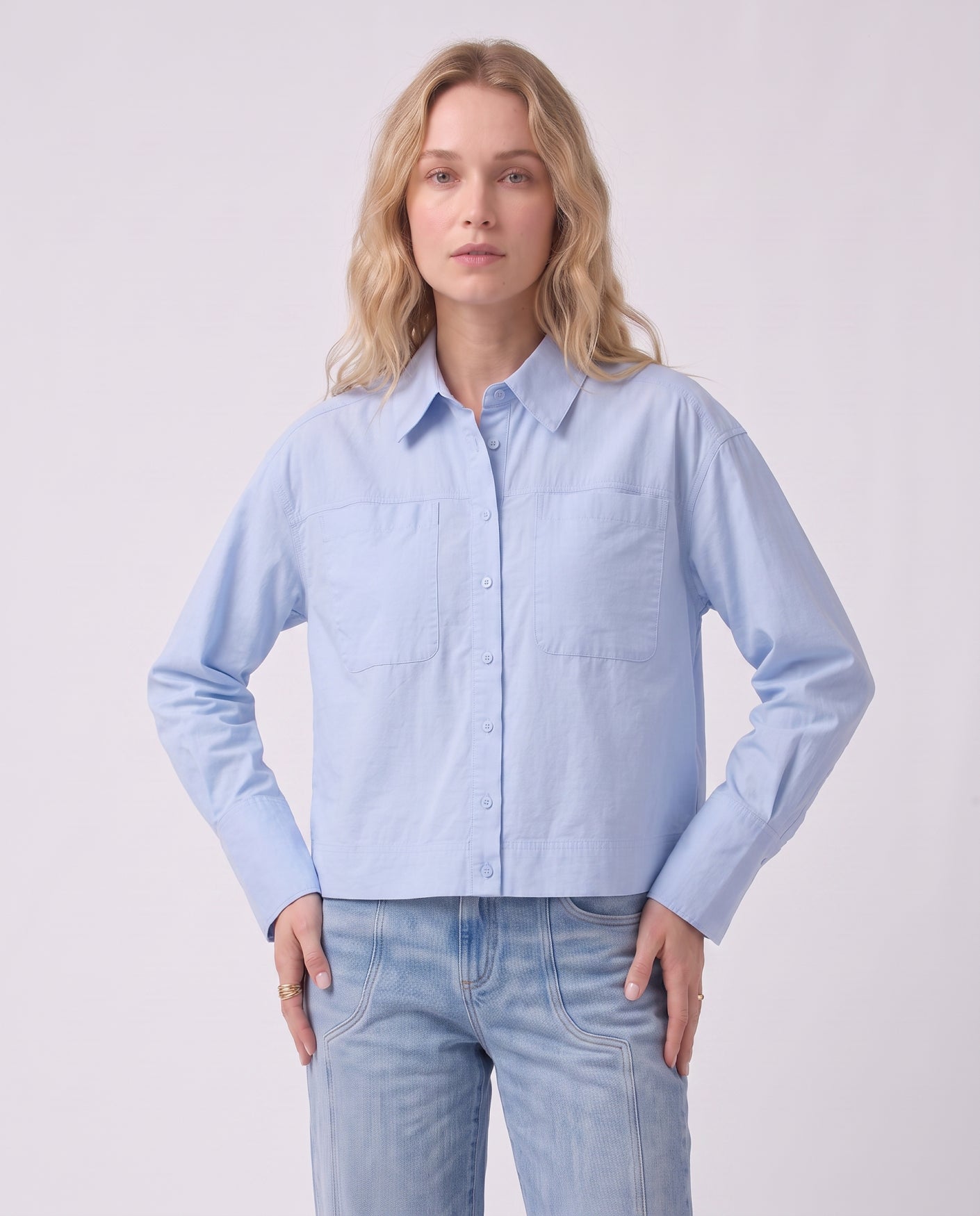 Blouse Loes | Sky blue
