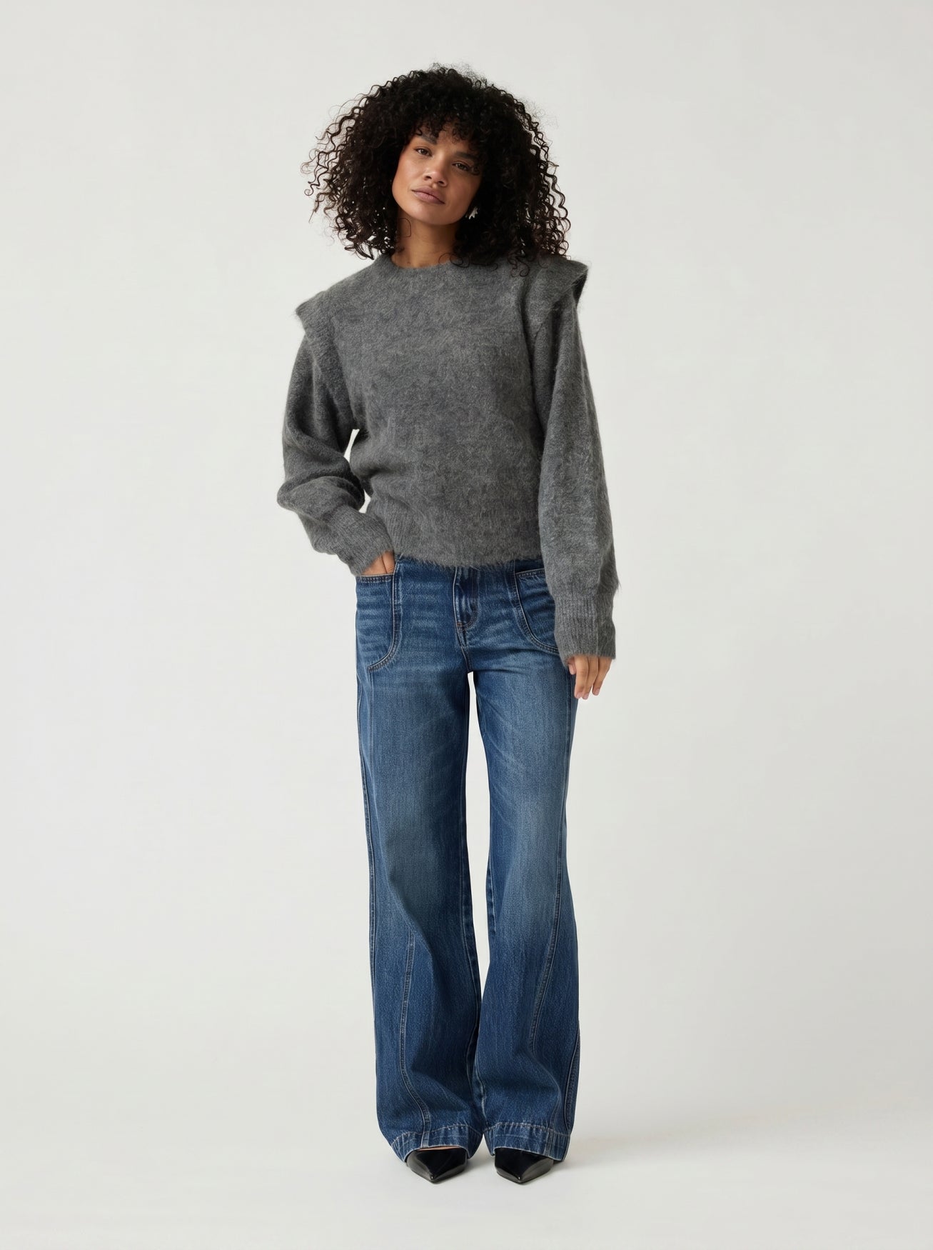 Pants Lori | Mid-Blue-Vintage