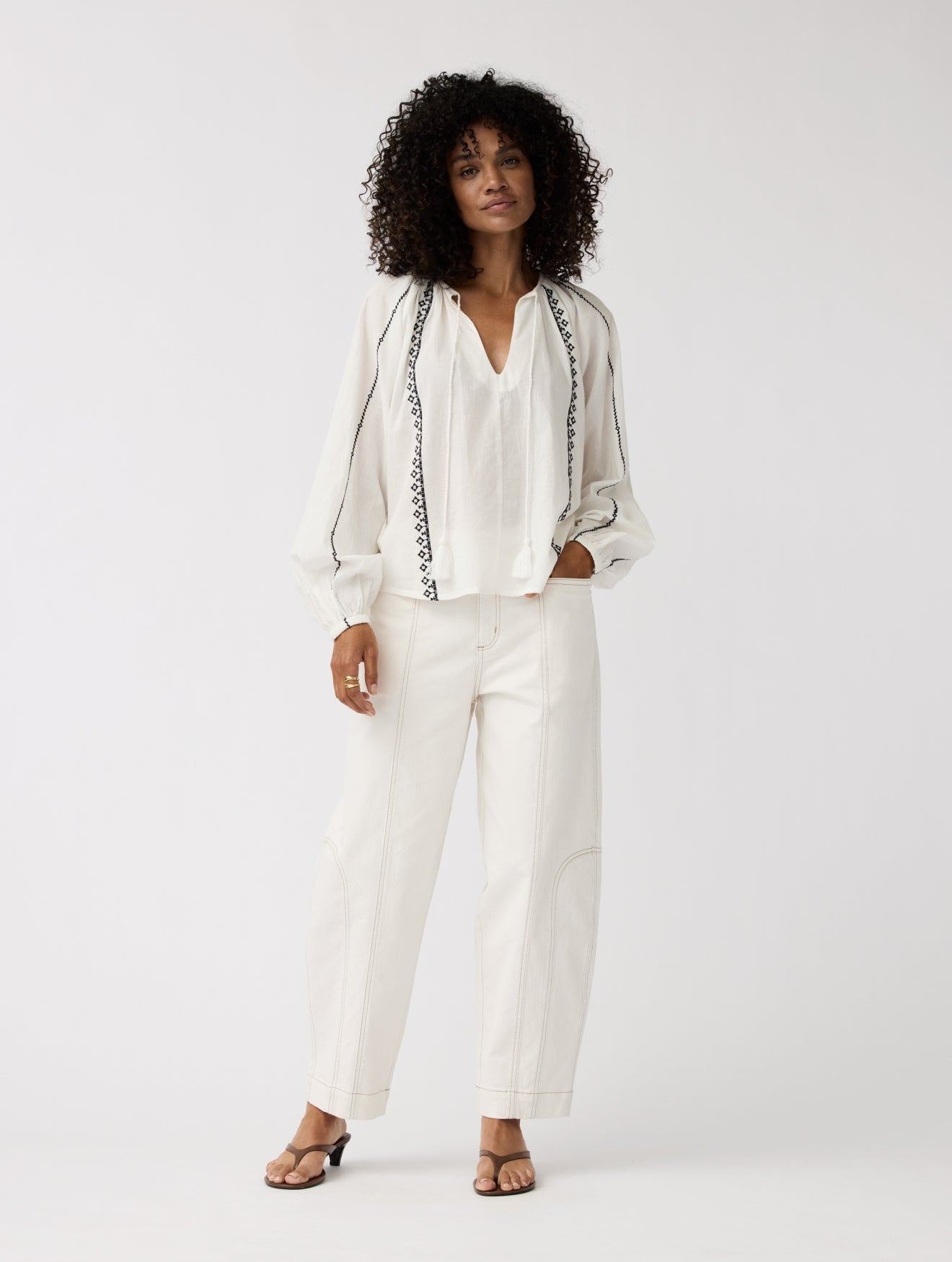 Top Jill | Wool white