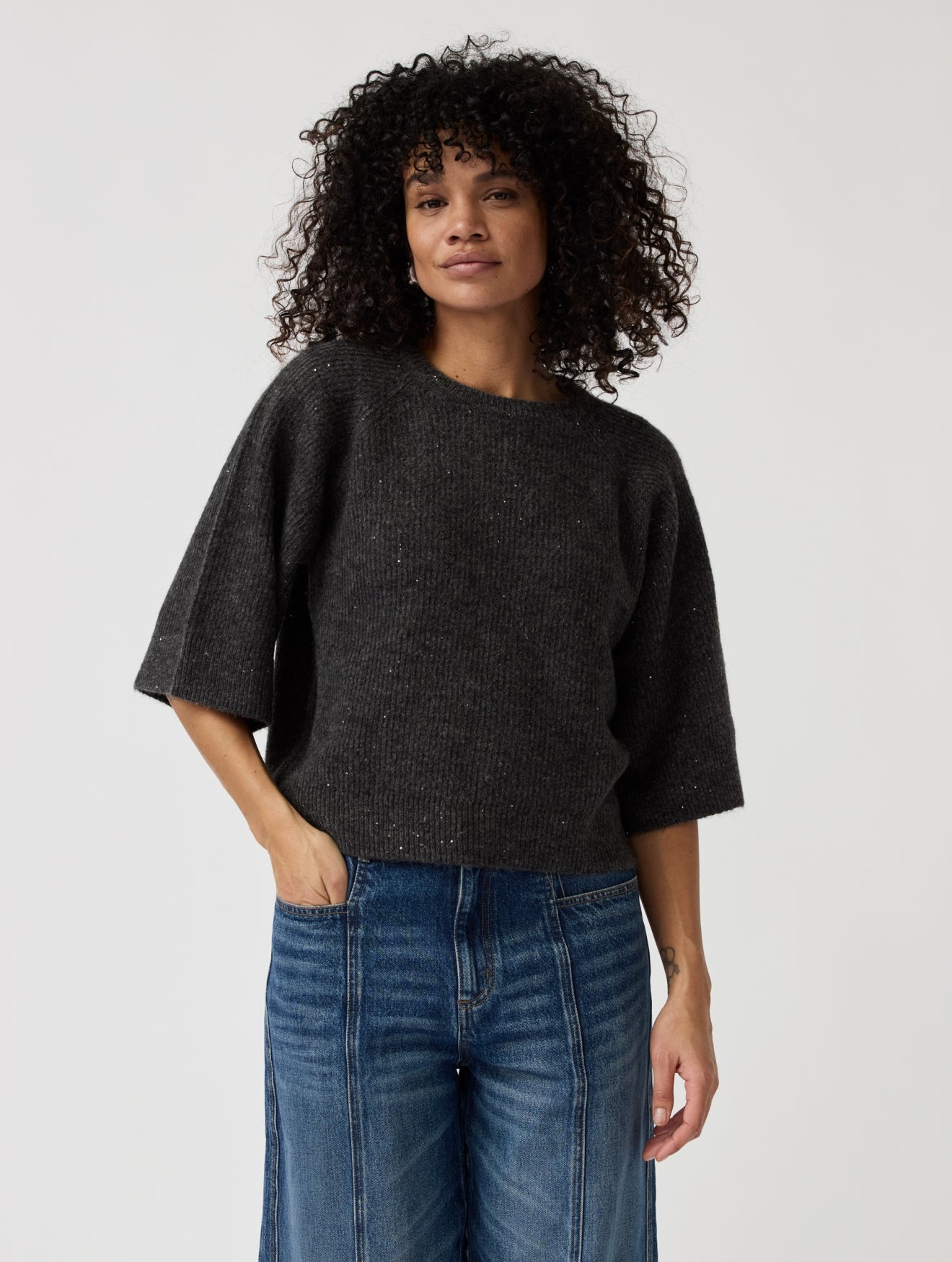 Sweater Misty | Grey melange